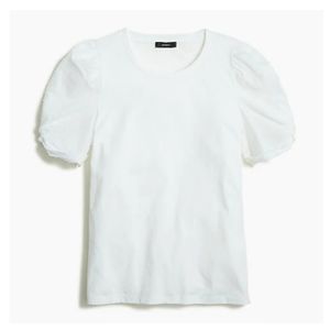 J. Crew Factory - Clip-dot tie-sleeve top